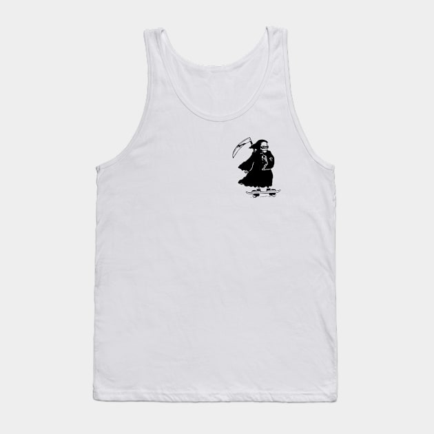 Skateboarding Death Tank Top by WhateverTheFuck